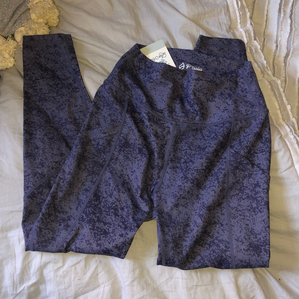 BNWT P’Tula Alainah Pocket Legging 23"Mineral Blue